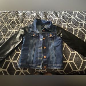 Girls| Bebe Jean and Leather Jacket